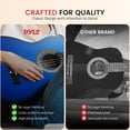 thumbnail image 2 of Guitarra acústica Pyle Beginner 3/4 Junior Talla 36" Ocean Blu, 2 of 7