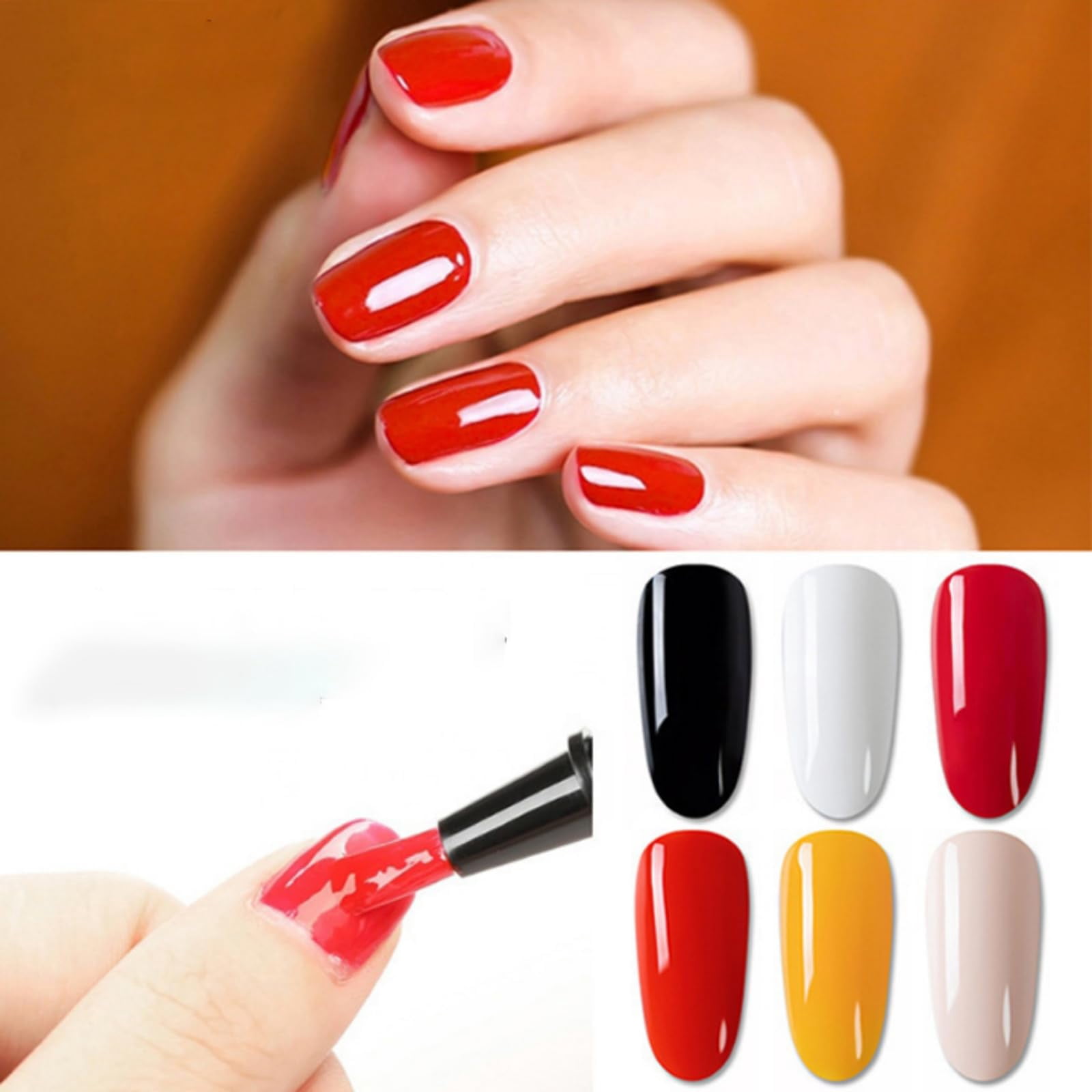 Polishey Nail Polish Pens, 3 in 1 Nail Polish Pens Quick Dry, Gel NailPolish Set, 36 Color NailPolish GelPen 8 ML, Color NailPolish GelPen for Women, Nails Pens for Nails Art DIY