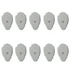 10 PCS TENS Unit Electrode Pads Replacement for TENS EMS Massage,  Non Woven White Cloth packing with Premium Adhesive Gel-VeniCare Brand