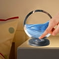 thumbnail image 5 of Bdday Moving Sand Art Decor Lamp Night Lights, 7.8 Inch Round Glass 3d Deep Sea Sandscape In Motion Display Flowing Sand Frame Relaxing Desktop Home Office Work Decor, 5 of 9