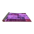 thumbnail image 2 of Ahgly Company Indoor Round Patchwork Purple Transitional Area Rugs, 7' Round, 2 of 4