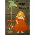 thumbnail image 2 of Vintage Apple Collection 14x18 Black Ornate Wood Framed with Double Matting Museum Art Print Titled - le_petit_coquin, 2 of 4
