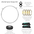 thumbnail image 4 of Complete Aerial Hoop 33' 85cm Lyra Tabless Ring Set Include Rigging Hardware lyra Carabiners Swivel and Spanset (33"(85), Tabless), 4 of 4
