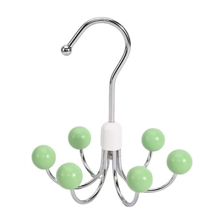 WXLCISI Multipurpose Space Saving Hangers For Closet 360°Swivel Closet Hangers Purse Organizer Hat Holder Belt Organizer Tie Rack Bra Hanger Handbag Organizer Scarf Hanger For Clos - B