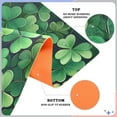 thumbnail image 3 of Green Four Leaf Clover Floor Door Mat Outdoor Indoor for Home Entrance Welcome Mats 32"x20", 3 of 8