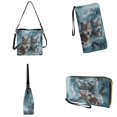 thumbnail image 4 of ZUXONGSY Wolf Snow Mountain Print Top-Handle Handbags with Purse for Women Trendy 2 Pcs Bucket Purse Set Lightweight Bucket Purse and Wallet Set for Working, 4 of 4