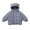 Gray, variant on KYAIGUO Toddler Kids Boys Girls Winter Snowsuit Outwear Little Boys Long Sleeve Cotton Coats Outwear Light Fashion Baby Thickened Warm Printed Jacket for 1-7 Years Old