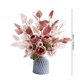 thumbnail image 3 of Ramo floral artificial de peonías y rosas | Arreglo floral de seda sintética con hojas | Centro de mesa para el hogar o decoración para bodas, 3 of 3