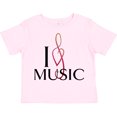 thumbnail image 3 of Inktastic I Love Music Boys or Girls Toddler T-Shirt, 3 of 5