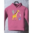 thumbnail image 3 of Giraffe Doodle Safari Hoodie Toddler -Image by Shutterstock,  4 Toddler, 3 of 4