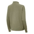 thumbnail image 3 of Women's Antigua Olive Boston Bruins Crush Quarter-Zip Pullover, 3 of 3