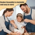 thumbnail image 6 of Square 14-Piece Measuring Cups and Spoons Set, Nesting Stainless Steel Measuring Cups Spoons with Plastic Measuring Cup for Dry and Liquid Ingredients, Kitchen Cooking & Baking Gadgets, 6 of 6