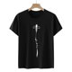 thumbnail image 4 of Blusa suelta de manga corta con cuello redondo y estampado a la moda para mujer Pompotops hfajkhk129569, 4 of 5