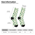 thumbnail image 2 of Balery Frogs And Tropical Leaves Calcetas Largas con Estampado para Hombre y Mujer – Suaves y Transpirables, Talla Única (US 5-11), 2 of 6