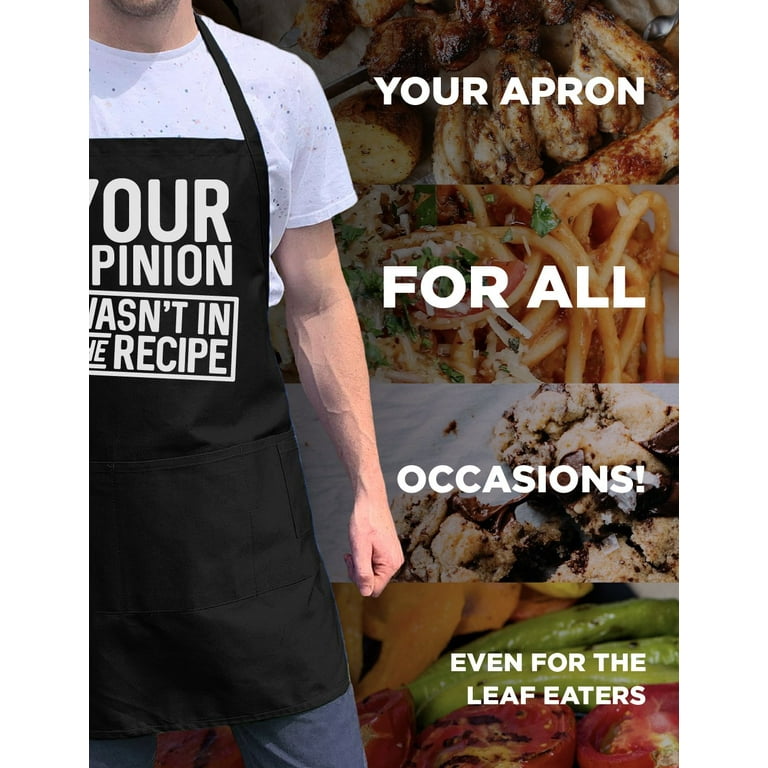 Funny Bbq Apron Novelty Aprons Cooking Gifts For Men 100% Cotton 2