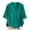 Green, variant on Summer Akafmk 3/4 Sleeve Shirts for Women,Summer Womens Cotton Linen Top,V Neck Half Sleeve Loose Solid Color T Shirt Tunic Summer Shirt Blouse