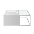 thumbnail image 2 of Inspired Home CT531-35SR-UE 15.7 x 37.4 x 37.4 in. Posh Living Kristy Coffee Table, Chrome - 3 Piece, 2 of 7