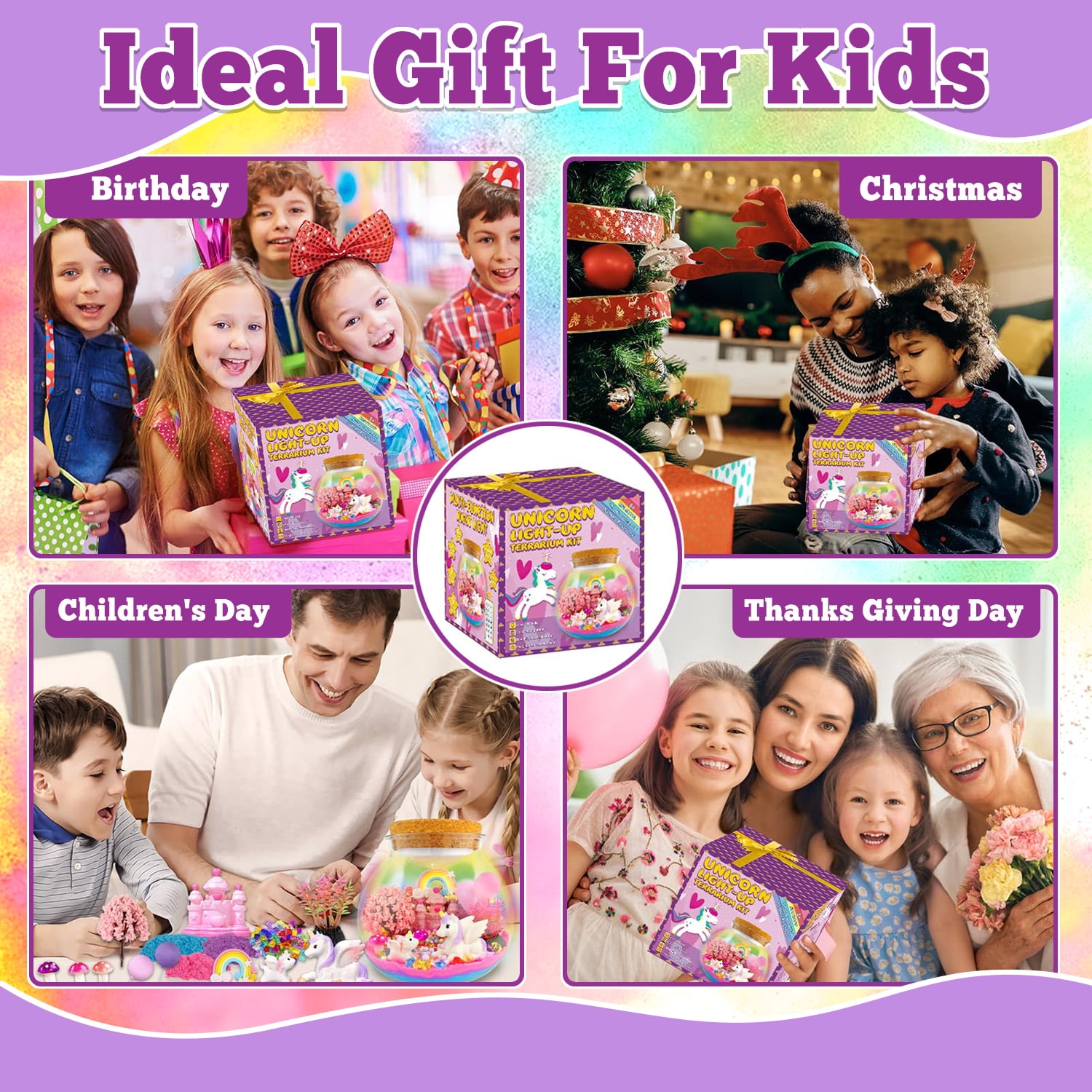 Crafts Kit for Kids Toys for Girls 3-6 Years, LED Night Light Up & Remote, Birthday Gifts Toys for Girls Ages 3 4 5 6 7 8 9 Year Old, Christmas Gifts for Girls