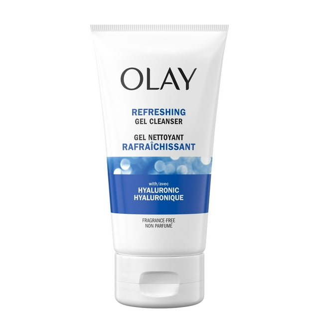 Olay Regenerist Hyaluronic + Peptide 24 Face Wash, Fragrance-Free