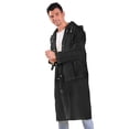 thumbnail image 2 of Ponchos de lluvia reutilizables impermeables BLESIY con capucha y li Negro, 2 of 8