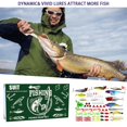 thumbnail image 1 of TIELUTT Fishing Kit Includes: for Saltwater Freshwater Trout Fishing Fishing Set A Terminal Tackle Soldering Rig Ice Rope Bottom Rigs Saltwater Clip on Weights, 1 of 5