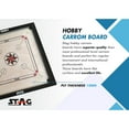 thumbnail image 3 of Stag® Family Fun Carrom Board Game with Coins and Striker, 29", 3 of 5