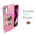 thumbnail image 3 of For Gabb Phone 4 Pro Fashionable Cute Design Hybrid Detachable Frame Modern Pattern Style Rubber TPU & Hard PC Slim Phone Case Cover by Xpression, Flamingo, 3 of 6