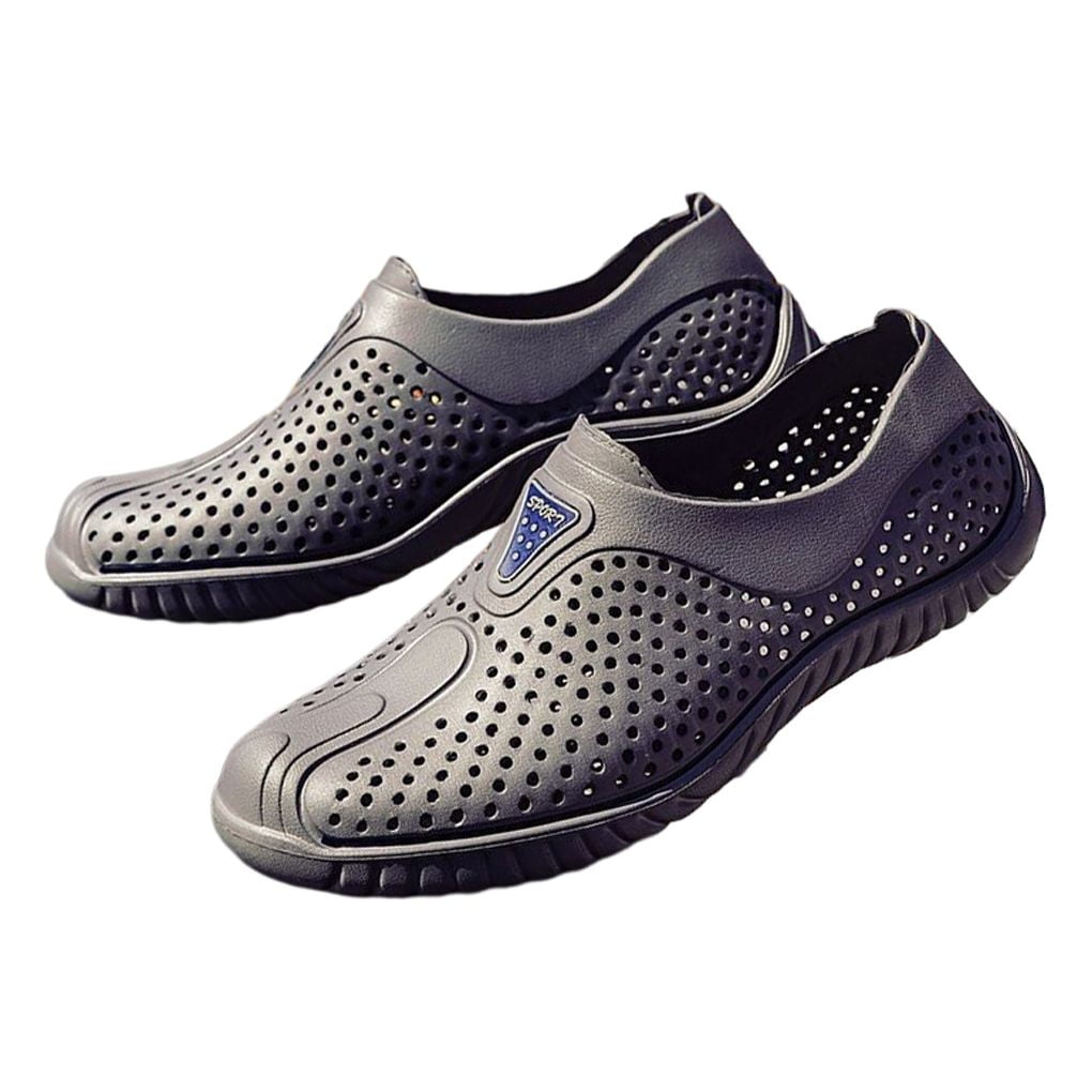 Maoww Breathable Men Slippers Hollow Lightweight Beach Water Non