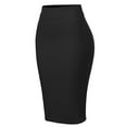 thumbnail image 3 of MixMatchy Women's Casual Classic Bodycon Pencil Skirt, 3 of 5