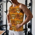 thumbnail image 6 of Haiem Tiger Men Workout Tank Top Gym Bodybuilding Sleeveless Muscle T Shirts Athletic Tank Breathable Workout Shirt-Medium, 6 of 8
