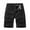 Black-10, variant on Owordtank Mens with Pockets Bermuda Shorts Pure Color Beach Casual Outdoor Cargo Shorts