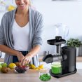 thumbnail image 4 of Gymax Horizontal Juicer Machine Cold Press Slow Masticating Juice Extractor Black, 4 of 10