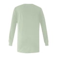thumbnail image 3 of Ribbed Knit Sweatshirts for Women 2025 Long Sleeve Crewneck Plain Sweatshirt Pullover Tops Fall Winter Outfits, 3 of 6