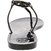 Tory Burch Womens Mini Miller Flat Thong Perfect Black Sandal - 10M