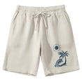 thumbnail image 3 of XINPING Swim Trunks Men Casual Retro Solid Color Quick-Dry 4th Of July Swim Trunks with Pockets Upf 50+ Sun Protection Mens Summer Clothes, 3 of 5