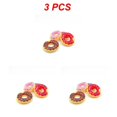 thumbnail image 1 of 1/3PCS Kids Mini Donuts Swim Ring Bath Toy Summer Fun Swimming Pool Accessory Float Ring Toys For Rubber Ducks Doll Inflatable Style G 3pcs, 1 of 6