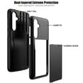 thumbnail image 4 of Dteck for Samsung S23 FE Case with Card Holder Dual Layer Heavy Duty Protective Case Hidden Card Slot Slim Wallet Case for Samsung S23 FE 6.4',Black, 4 of 6