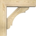 thumbnail image 3 of Ekena Millwork 6"W x 22"D x 22"H Olympic Block Rough Sawn Bracket w/ Offset Brace, Douglas Fir, 3 of 25