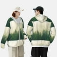 thumbnail image 6 of Kll Fog Forest Print Men'S Women’s Upf 50+ Sun Protection Outdoor Hoodie Jacket Long Sleeve Fishing Hiking Performance Shirt- Xx-Large, 6 of 8