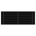 thumbnail image 2 of BUILDMART - 36x14 Modern AC Vent Cover - Decorative Black Aluminum Air Vent - Standard Linear Slot Diffuser - Heating and Cooling Register Grille for Ceiling, Walls & Floors - Texas Buildmart, 2 of 8