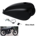 thumbnail image 2 of Motorcycle 9L 2.4 Gallon Cafe Racer Vintage Fuel Gas Tank For Suzuki GN125 GN250, 2 of 6