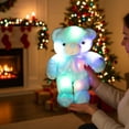 thumbnail image 4 of LED Teddy Bears Stuffed Animals, Cute Glow Bear Plush Toys Creative Colorful Luminous Light Up Doll Gifts for Bedroom, Kids, Baby, Valentine, 4 of 6