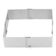 thumbnail image 1 of Molde de pastel de anillo de mousse ajustable de acero inoxidable para suministros de cocina para hornear bricolaje, 1 of 7