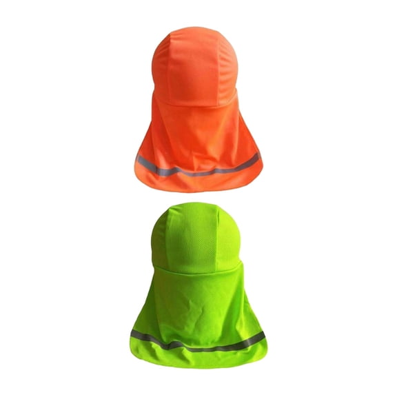 2pcs Adults Women Men Shade Hats Outdoor Hiking Fishing Skull Hats Headwraps