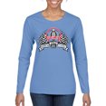 thumbnail image 2 of Wild Bobby Ford Shelby Vintage Checkered Flag Women Graphic Long Sleeve Tee, 2 of 6