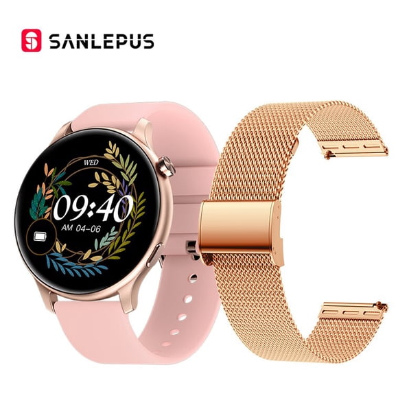 SANLEPUS 2023 nuevo reloj inteligente mujeres hombres impermeable Smartwatch Bluetooth llamadas oxígeno en sangre Monitor de ritmo cardíaco pulsera de Fitness Tan Jianjun unisex