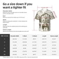 thumbnail image 6 of Lsque Horses Grazing On Meadow pattern Hawaiian Shirt for Men, Unisex Summer Beach Casual Short Sleeve Button Down Shirts-Large, 6 of 9