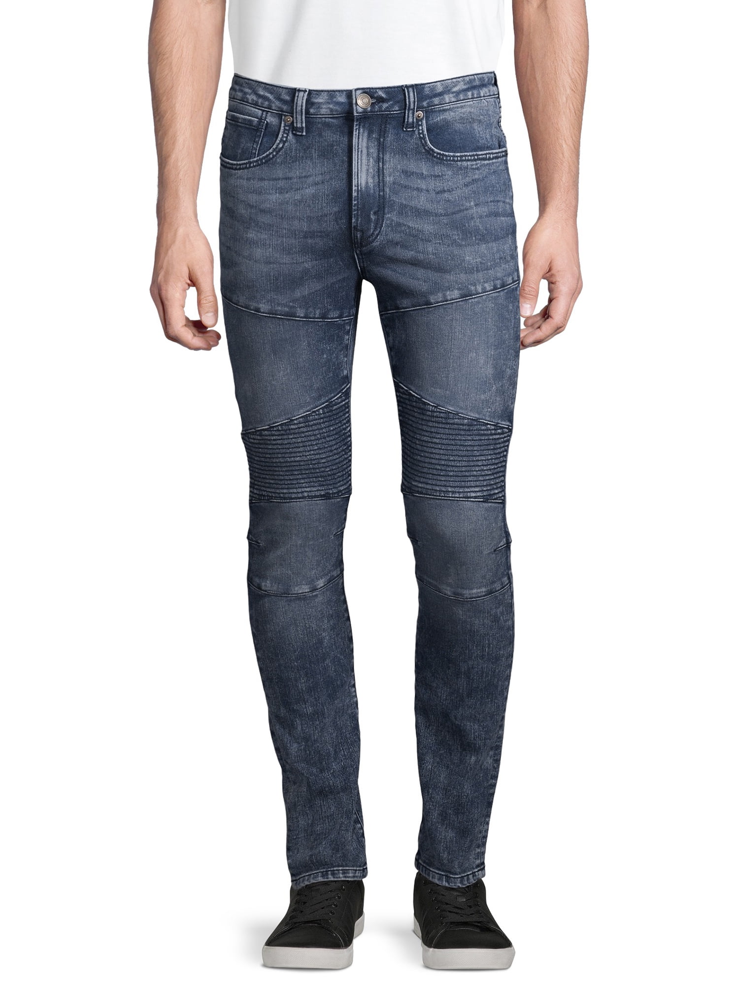 No Boundaries Men's Moto Jeans 