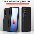thumbnail image 7 of ELEHOLD for Samsung Galaxy Z Fold 4 Slim Rugged Case with Pen Slot Hinge Protection Screen Protector Shockproof Anti-Fingerprint Lightweight Protective Case,Black, 7 of 7