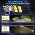 thumbnail image 2 of Mistaha Colorful Owl Design Motorcycle LED Driving Lights Set - Waterproof LED Headlights for Motorcycles, Aviation Aluminum Alloy, 6000LM Brightness, 60W Power, IP67 Waterproof Rating,, 2 of 6
